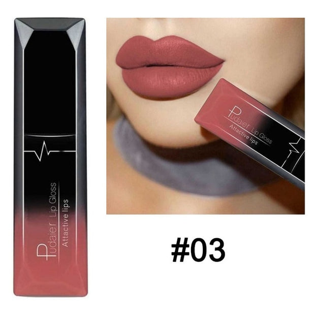 Metallic Matte Liquid Lipstick Waterproof