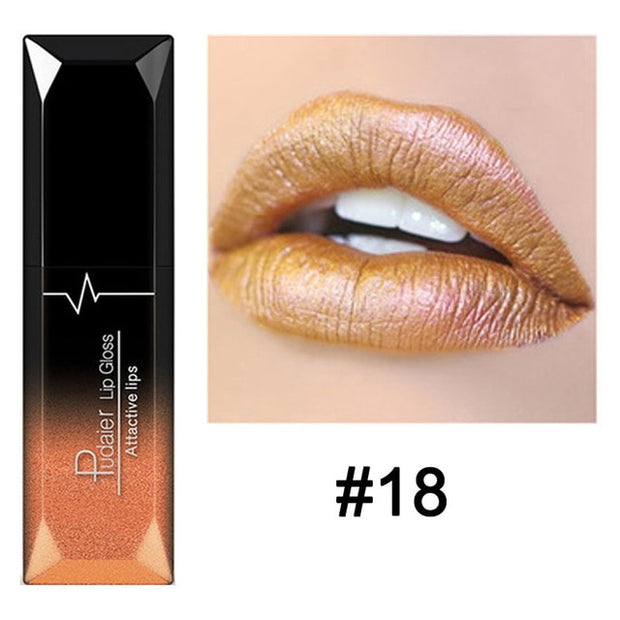 Metallic Matte Liquid Lipstick Waterproof