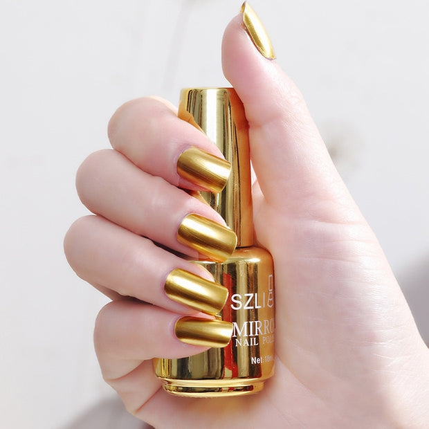 Metallic Nail Polish Mirror Gel