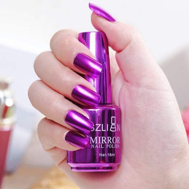 Metallic Nail Polish Mirror Gel