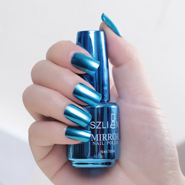 Metallic Nail Polish Mirror Gel