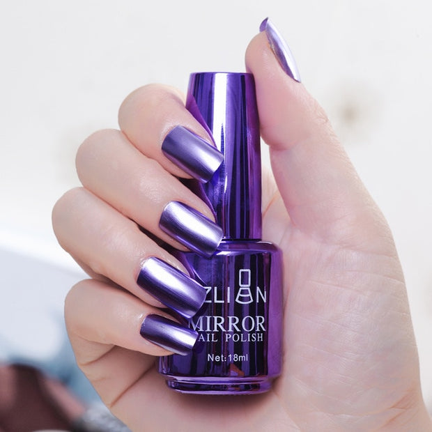 Metallic Nail Polish Mirror Gel