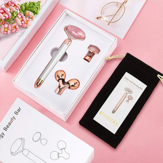 3-IN-1 Electric Facial Roller Face Lifting Massager