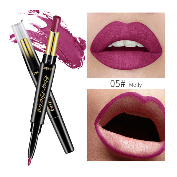 2 In 1 Double-End Waterproof Matte Lipstick