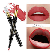 2 In 1 Double-End Waterproof Matte Lipstick