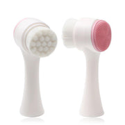 Double Side Silicone Face Cleanser Brush