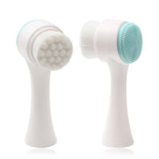 Double Side Silicone Face Cleanser Brush
